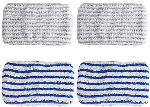 BettaWell - Panni in microfibra di ricambio progettati per Rowenta Clean & Steam ZR005801 (Confezione da 4)