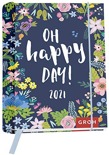 Oh happy day! 2021: Wochenkalender mit 12 Postkarten (Terminplaner für die Handtasche)