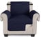 TAOCOCO Sofa Covers 100% Waterproof Sofa Slipcovers 1 Seater,Non Slip Chair/Sofa Cover for Kids/Dogs/Pets,Washable Sofa Protector with Elastic Strap(Dark Blue,UPDATE of Cloth)