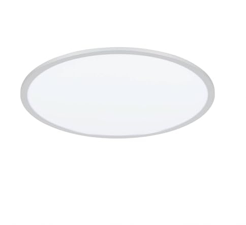 Lindby LED Deckenleuchte Narima dimmbar mit Leselampe (Modern) in Alu (1 flammig,) - Lampe Deckenlampe Küchenleuchte