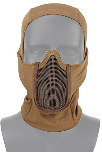 WarmHeartting Balaclava Mesh Masken Taktische Sturmhaube Ninja Style VollgesichtsGesichtsschutz für Airsoft Jagd