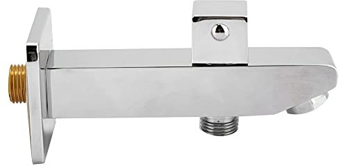G1/2 Regadera oculta montada en la pared de cobre y rosca con dos funciones Caño desviador de apertura rápida Grifo de ducha de función doble Caño Accesorio de ducha para baño
