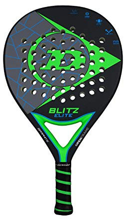 Dunlop Sports Blitz Elite Green Padelschläger, Schwarz/Grün
