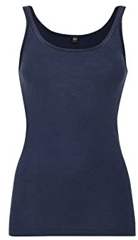 DILLING Caraco en Laine de mérinos pour Femme Bleu Marine 38