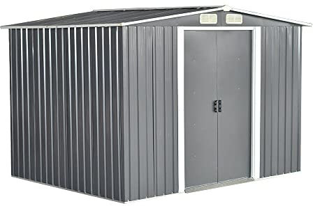 GARDEN SHED METAL Width 10 ft x Depth 12 ft with base Garden SHED METAL