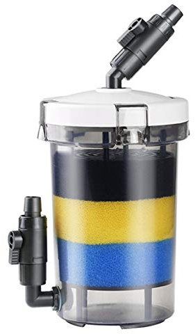 Torribala Filtro per Acquario Secchio Filtro per Acquario Esterno Ultra Silenzioso LW-603 Attrezzatura per Filtro per Acquario Serbatoio per Anteriore Muto Barile Esterno