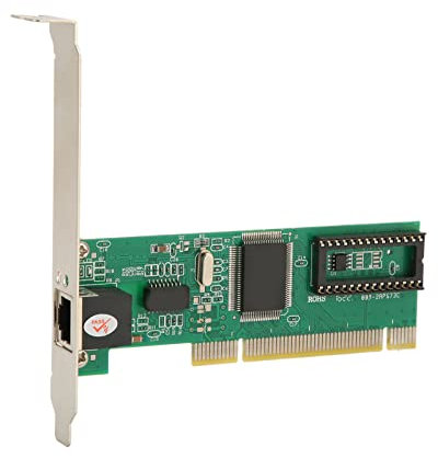 Annadue Scheda di Rete PCI Gigabit, Scheda di Rete 10/100/1000Mbps Gigabit Ethernet PCI NIC con Chipset Realtek RTL8169SC per 2000 XP Vista 7 8 8.1 10 (32 64 Bit), Linux
