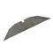 Rekord Ersatzmesser für Dänische Rübenhacke (Stahl) 20 cm, Ersatzklinge, Schneide, Ziehhacke, Gartenhacke, Ruebenhacke, Unkrauthacke, Jäter, Hacke, Gartengerät