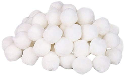 Povhhee Boules filtrantes pour piscines - En coton - Pour aquarium - En fibre de traitement de l'eau
