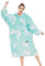 THREE POODLE Decken Hoodie, Oversize Hoodie Decken Pullover Kuschelpullover für Damen Herren Kinder, Warm und Weiches Futter, Übergroßer Hoodie Sherpa-Decke, Verschiedene Muster Verfügbar