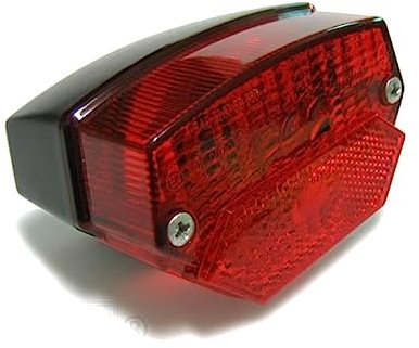 Streetparts24 Mofa Rücklicht E-geprüft 6/12V - Passend für Zündapp GTS KS C 50 Hercules Prima 1 2 3 4 5 SK MK 50 125 Kreidler Florett Flory Puch Maxi Monza Cobra M Moped Mokick