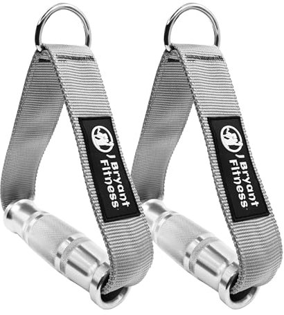 J Bryant Cable Machine Handles Attachment for Pulley Machine Heavy Duty Metal D Handle Aluminum Alloy Handle Grips Durable Workout Handles Pulley LAT Pulldown System