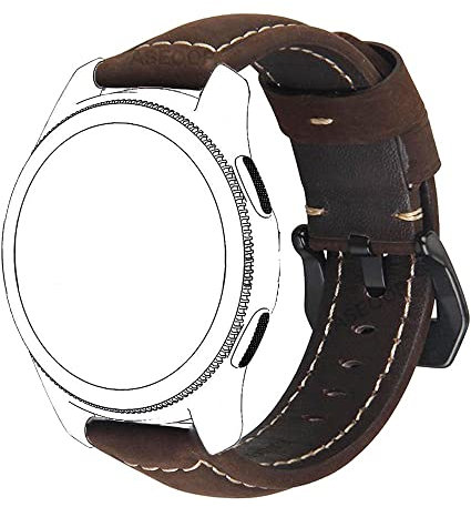 IRJFP 18 mm Silikon-Lederarmband für Garmin Vivoactive 4S 3S Venu 2S Smartwatch für Active S Move 3S Schnellverschluss-Armband, For Vivoactive 4S, Achat