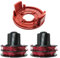 112966 Bobina di Ricambio per AL-KO GTE 350/450/550 - Decespugliatore Con Copertura RS0010 (2 Bobine + 1 Copertura)