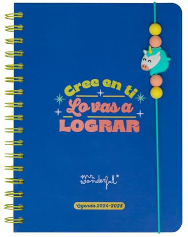 Mr.Wonderful Wonder Kalender 2024-25, Wochenansicht, Glaube an dich, du wirst es schaffen!