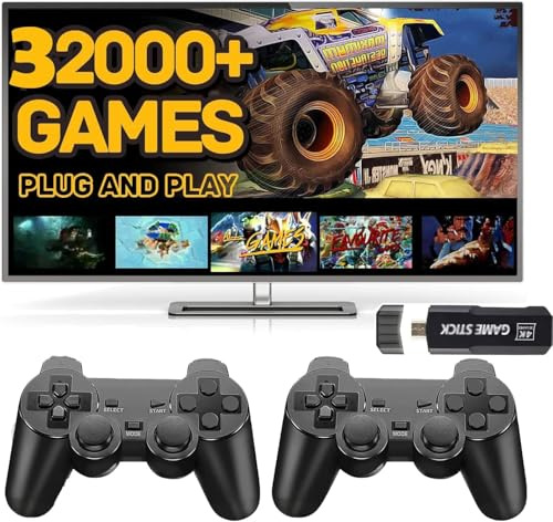 Timits Retro HDMI Console - 4K Connectable Arcade Game Console Set With 33,254 Games