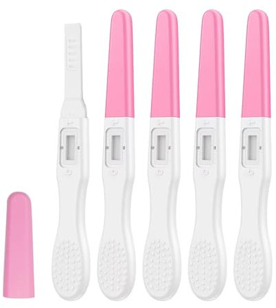 5 Pièces Test de Grossesse,Tests de grossesse urinaires,Pregnancy Test,Tests de grossesse précoce-Rose