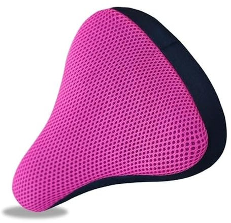 AD-BCrbgen Sella for Bici, Selle for Bici for Uomo, Comode Selle for Bici for Un'Esperienza di Guida migliorata, Accessori for Bici(Rose Red)
