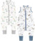 Chilsuessy Baby Schlafsack mit Füßen 2er Pack 2.5 Tog Kinder Ganzjahres Schlafsack Warm Baby Schlafsack mit Beinen Winter, 2.5 Tog/Giraffenwald + Tierkarte, 100cm/Baby Höhe 105-120cm