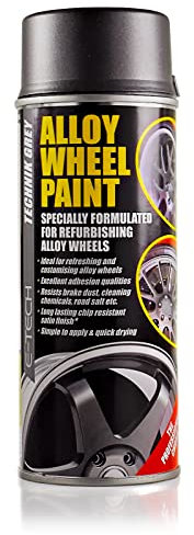E-TECH Alloy Wheel Paint - 400ml Spray Can Size (Technik Grey)