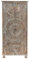 Schrank Jerin Braun Braunwash Indischer Schrank aus Mangoholz mit Schnitzerei Oriental Schlafzimmer 190cm