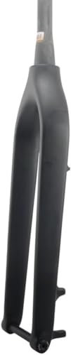 JvFbjLF Forcella MTB in Carbonio 26/27,5/29 Forcella Rigida for Mountain Bike Forcella Bici con Perno Passante 15x100mm(Matte,3K)