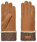 UGG Herren-Handschuhe aus Schaffell, gestrickt, Kastanie, Large/X-Large