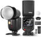 NEEWER Z880-C Flash Speedlite TTL 76W 2,4G Compatible avec Canon, Speedlight Diffuseur&Adaptateur, Nouvelle Interface, Lampe Pilote, Sélec Rapide TTL/M, GN60 1/8000s HSS 3000mAh 600 Flashs