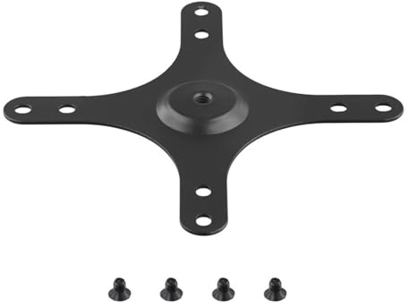 XNWKF Portable Monitor Mounting Bracket Plate VESA 1/4 Inch Screw Hole to 100X100mm 75X75mm, M4 Screw Set Wall Mount Holder