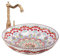 GTM Designs Aufsatzwaschbecken Glanz - Modern Waschbecken ohne Hahnloch - Elegant Aufsatzwaschbecken Oval für Badezimmer und Gäste WC - nur Bad Waschbecken - Modell 12