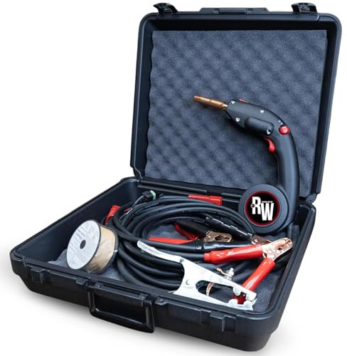 ReadyWelder by Broco Portable Welding Machine, Car Battery Powered Gas MIG Welder, On-the-Go Welding for Steel, Aluminum & More, Includes Carrying Case