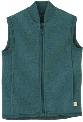 Disana WALK-WESTE Baby & Kinder - 100% Bio-Merino, Wollwalk – atmungsaktiv & warm - unisex Gr. 74 – 140 - nachhaltig & fair - sportiv geschnitten - made in Germany