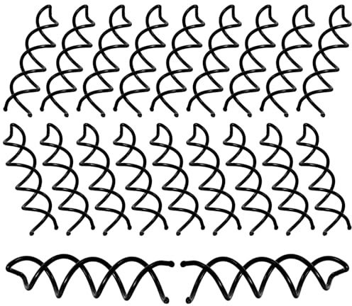 Spiral Hair Pins, 20PCS Black Twist Hairpins with Non-Scratch Round Tips Spiral Bobby Pins Secure Hold for Premium Updo Bun Hair Accessories Women Long Hair Style DIY Accessories