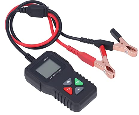 Testeur de batterie automobile professionnel 6 V 12 V 24 V, analyseur de batterie, dispositif de test de durée de vie avec fonction de protection pour voitures, motos, tondeuses à