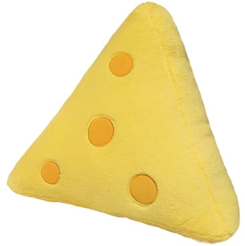 Hrippy Niedliches Käsekissen, Lustiges Französisches Käse-plüschtier, Kawaii-zimmerdeko, Weiches Sofakissen, Kuschelkissen