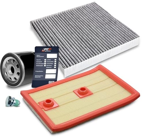 BESTPRICE ATP Inspektionspaket Set A mit 1x Ölfilter, 1x Innenraumfilter