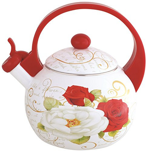 3700 Teekessel/Pfeifkessel, Emaille, 2,0 l (Red_3)