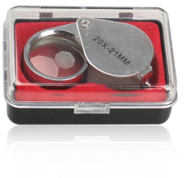 Demiawaking Mini 20 x 21mm Juwelier Lupe Augenlupe Lupe Triplet