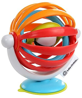 Baby Einstein, Sticky Spinner Spielzeug, perfekt auf Reisen oder für unterwegs, saugfähiger Boden zum Anbringen auf glatten Oberflächen ,1 Stück (1er Pack)