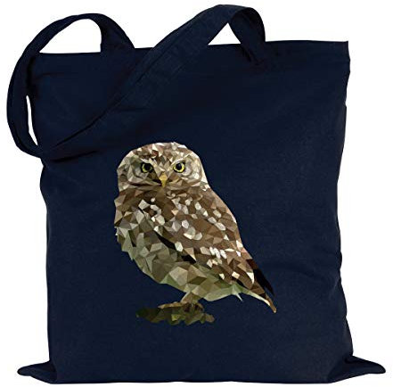 JUNIWORDS Jutebeutel - Wähle ein Motiv & Farbe - Kautz Farbe: Marine Blau