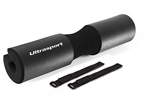 Ultrasport Unisex-Erwachsene Nackenpolster, Schwarz, 45L x 10ø cm