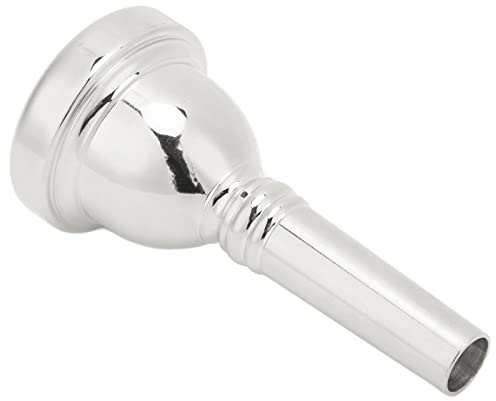 Posaunen-Mundstück, Rostfreies Posaunen-Mundstück Tragbares Kupfer-Standard-Design Einfache Installation zum Austausch(Silber)