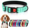 CollarDirect Padded Nylon Reflective Dog Collar for a Small, Medium, Large Dog or Puppy with a Quick Release Buckle - Boy and Girl (Mint Green, 25-33 cm)