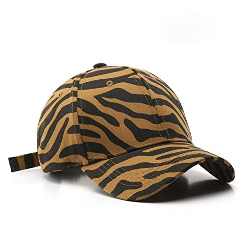 Bemvp Unisex Zebra Print Baseball Cap Lässige Baumwolldaddad Hüte Verstellbare Hip -hop -hüte Für Frauen Männer