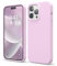 elago Liquid Silicone Case Compatible with iPhone 14 Pro Max Case (6.7), Premium Silicone, Full Body Protection - 3 Layer Shockproof Phone Cover, Anti-Scratch Soft Microfiber Lining (Light Lilac)