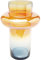 Kare Design Vase Phenom Ring Multi, Orange/Blau, Blumenvase, Dekorationsvase, Gefäß für Blumen, Tischvase, 30cm