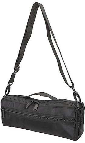 BIUDECO En Toile Piccolo Pochette De Transport Pour Instrument À Vent Fermeture À Glissière Pour Un Rangement Sûr
