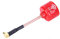 5,8 GHz 3 DBi LHCP High Gain Antenne für FPV Racing Drone RC Teile Zubehör Rot (MMCX-Ellenbogen)