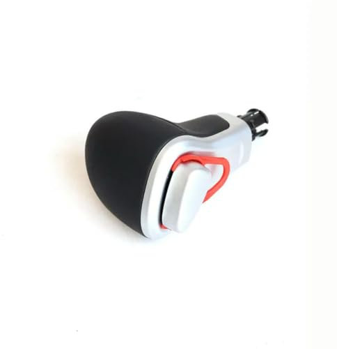 BIVVI SCHWARZ GRAU Leder Automatik Schaltknauf Hebel Handball für Audi Q7 Q5 A3 A4 A5 A6 A7 C6 C7 4G1 713 139 LHD Automatik