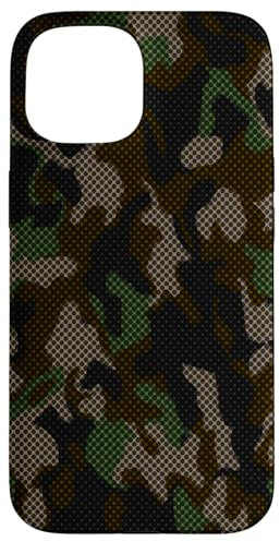 Hülle für iPhone 15 Camouflage Schutzhülle Cover Army & Military Camo